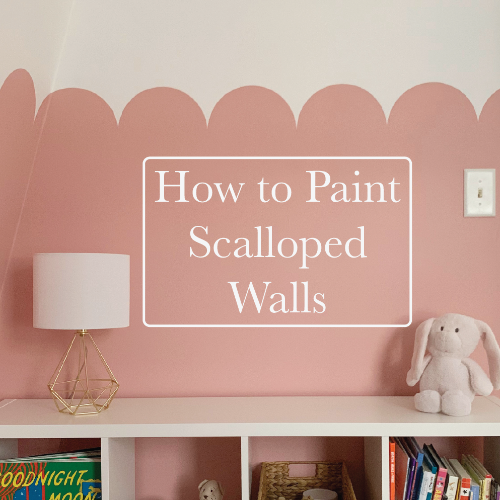 How to Paint Scalloped Walls