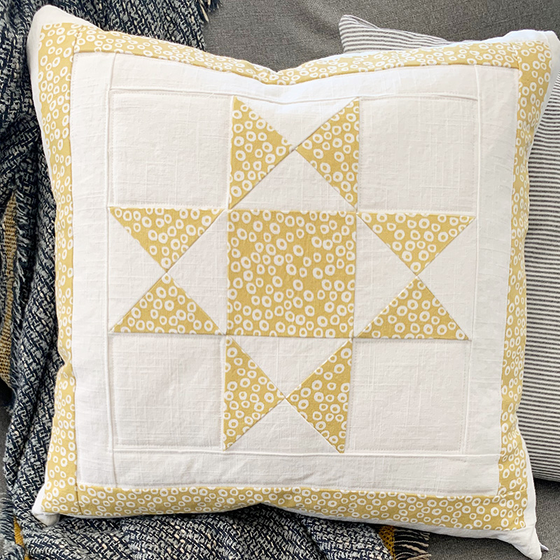 How to Sew an Ohio Star Quilted Pillowcase