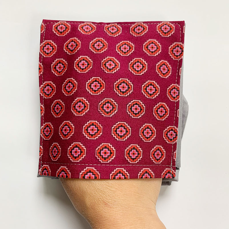 hand in tote bag to turn inside out
