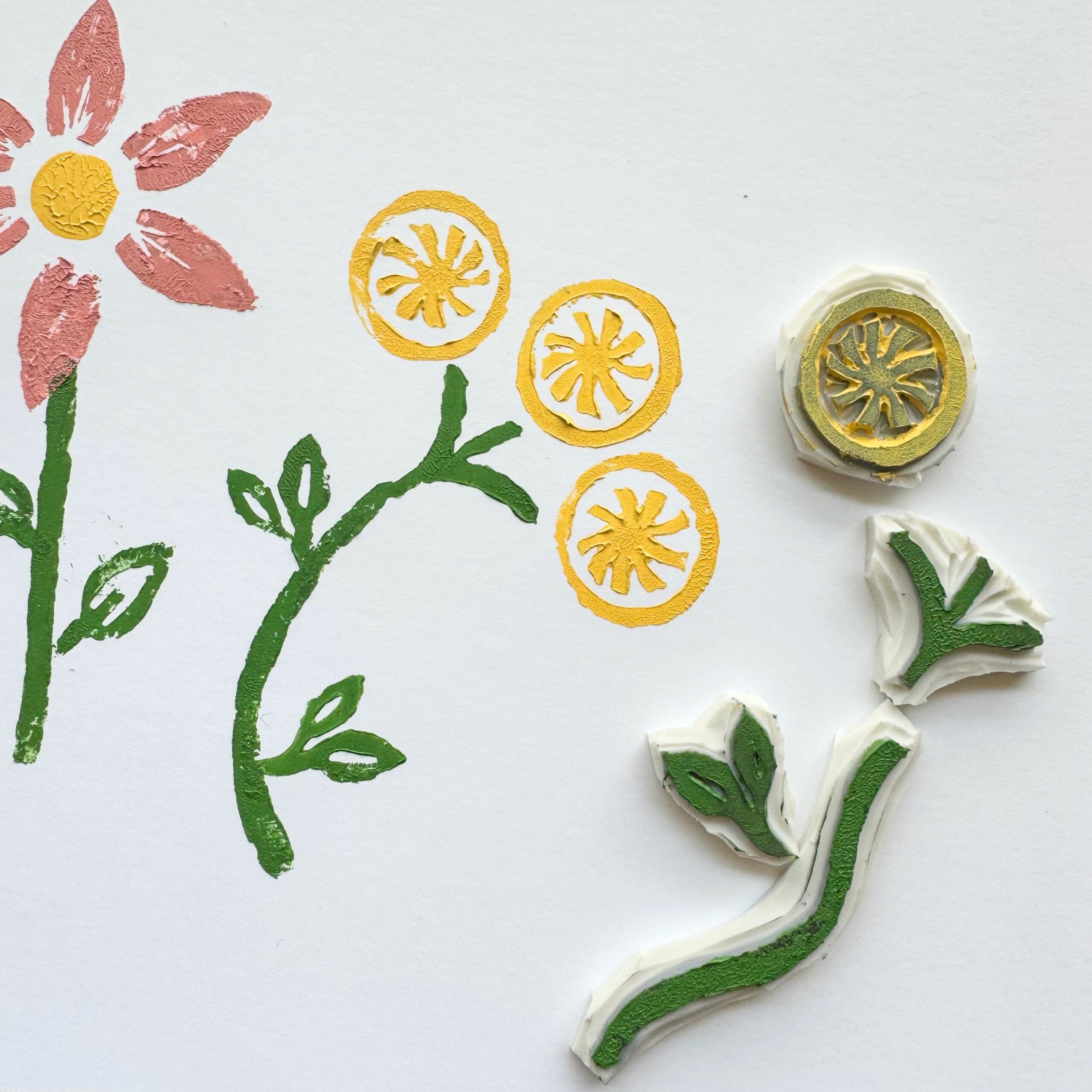 Build a Garden Flower Stamp Set – DIY