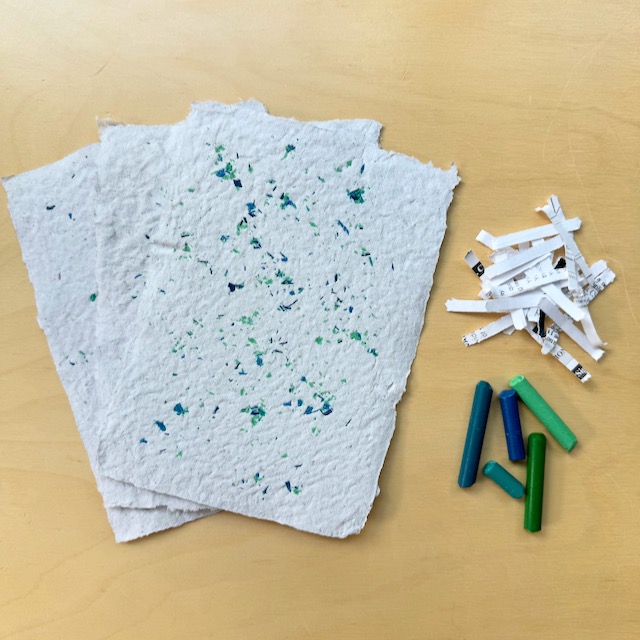 DIY: Confetti Paper with Crayons