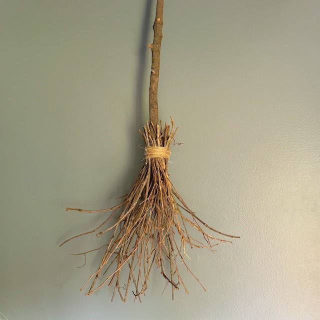 DIY Foraged Witch Broom