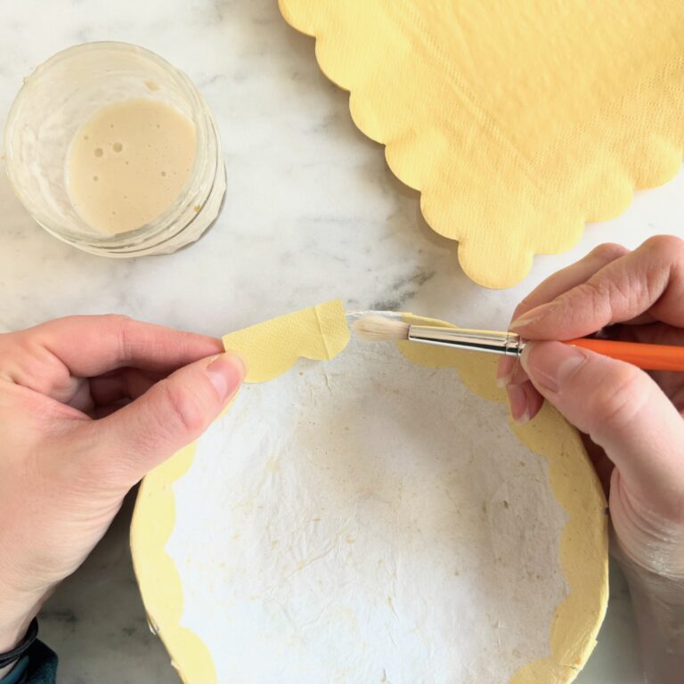 How to Make a Paper Mache Bowl