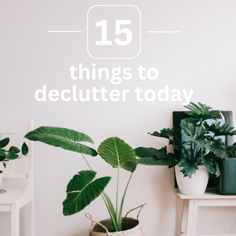 15 Easier Things to Declutter