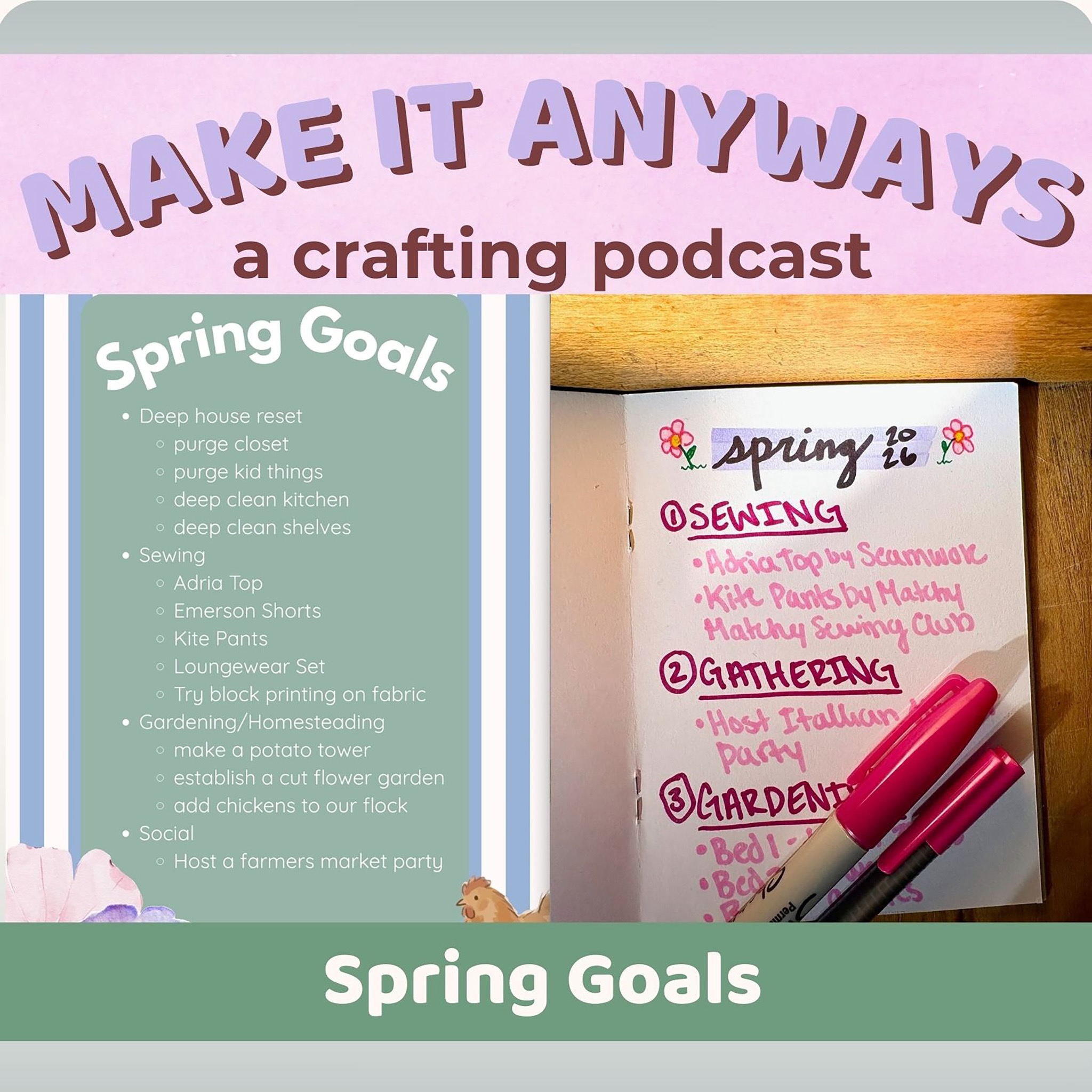 S1E11: Our Spring Crafting Goals